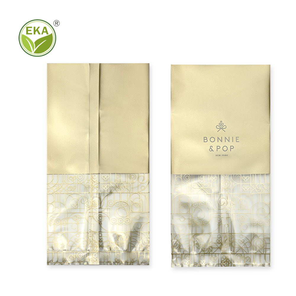 Pochette scellée à l'arrière