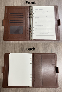 Benutzer definierte Agenda 2024 Planer Tagebuch Braun A5 Notizbuch Tägliches Journal Notizblock Kalender Skizzenbuch Büro Briefpapier Notiz BooK