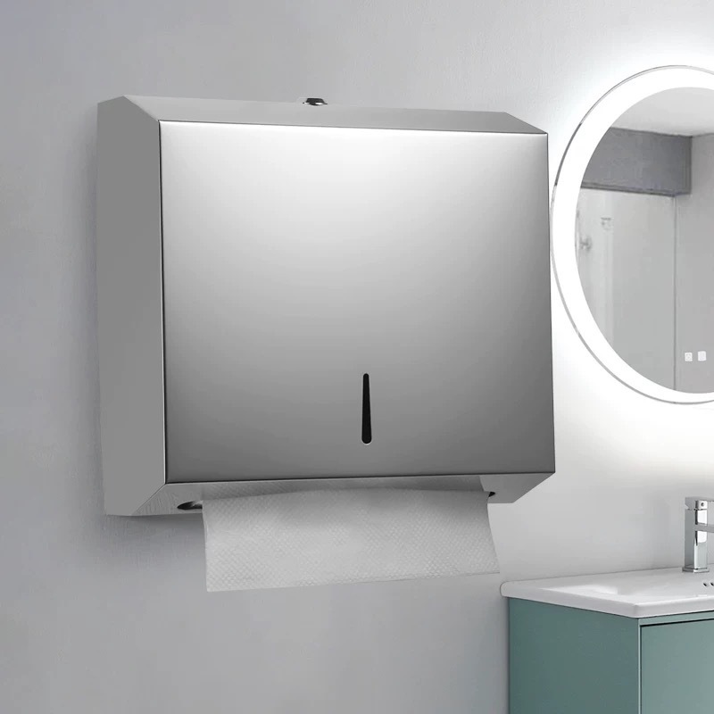 Carton de lingettes pour les mains en acier inoxydable 201 (lumière vive)