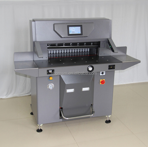 Automatische Schneide maschine in Industrie qualität Programmier barer Digital anzeige schneider A1 Größe 7210px Hydraulische Papiers chneide maschine