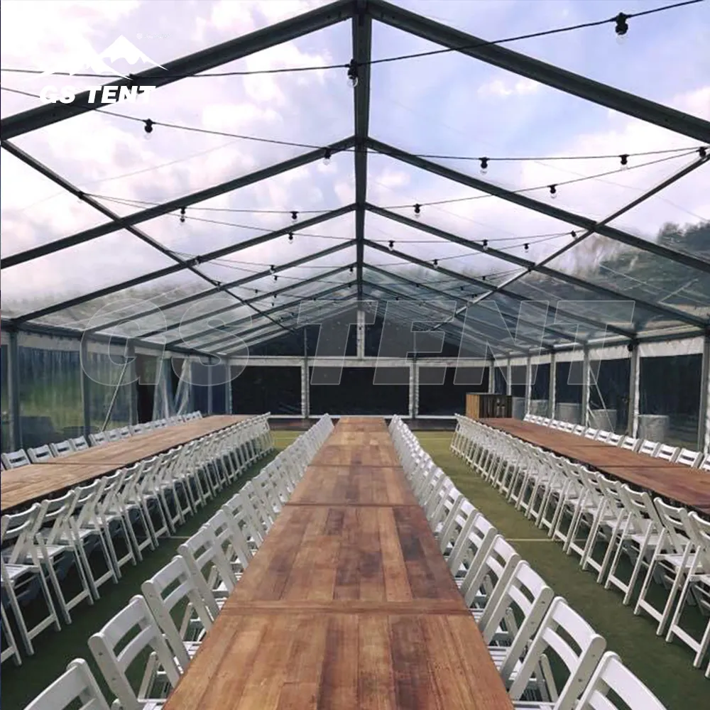 Gstents 20x40m lớn marquee hội trường đám cưới Tiệc lều ngoài trời bên kim loại cổ điển khung sự kiện lớn lều cho các sự kiện bên ngoài