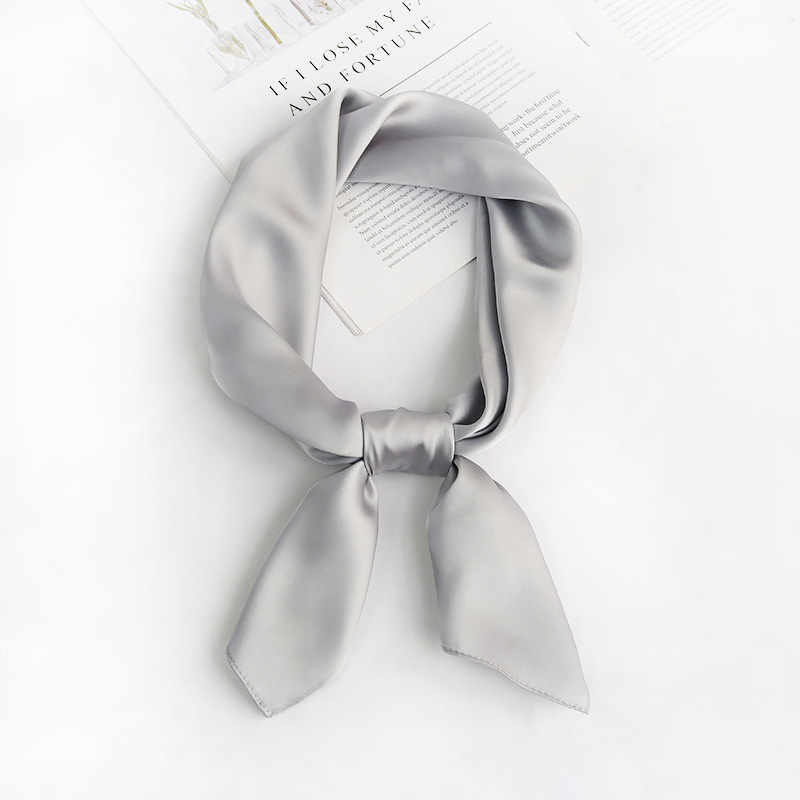 Light gray 70 square towel-7070cm