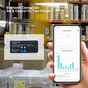 Inkbird-IBS-T1 de datos de temperatura, registrador de datos de temperatura de un solo uso, resistente al agua, cadena de frío profesional, PDF - Product Image 4