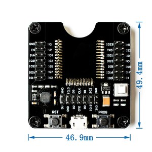 ESP8266 ESP-WROOM-32 ESP32-WROVER geliştirme kurulu Test programcı soket indirici için ESP-01 ESP-12F ESP-07S ESP-12S ESP32