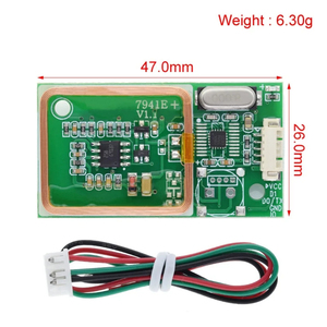Drahtloses RFID UART Reader-Modul 7491E 3Pin 125-kHz-Kartenlesung EM4100 8CM DC 5V Für IC-Karten-PCB-Sensor-Kits