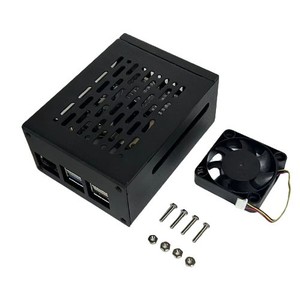 Raspberry Pi 5 <strong>Enclosure</strong> Metal PI5 Specialized PCle to M.2 NVMe Protocol M.2 SSD Expansion Board <strong>Enclosure</strong> - Product Image 1