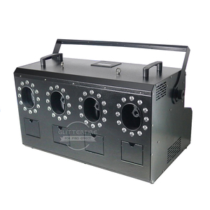 Máquina de burbujas automática LED RGBW de 4 cabezales, efecto especial de escenario, decoración para fiesta de boda, máquina de burbujas de humo con Control inalámbrico DMX - Product Image 2