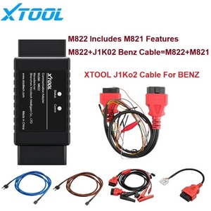 Original XTOOL M822 Adapter für Benz All Key Lost Programming Müssen mit dem KC501 Programmierer für PAD3 X100MAX arbeiten