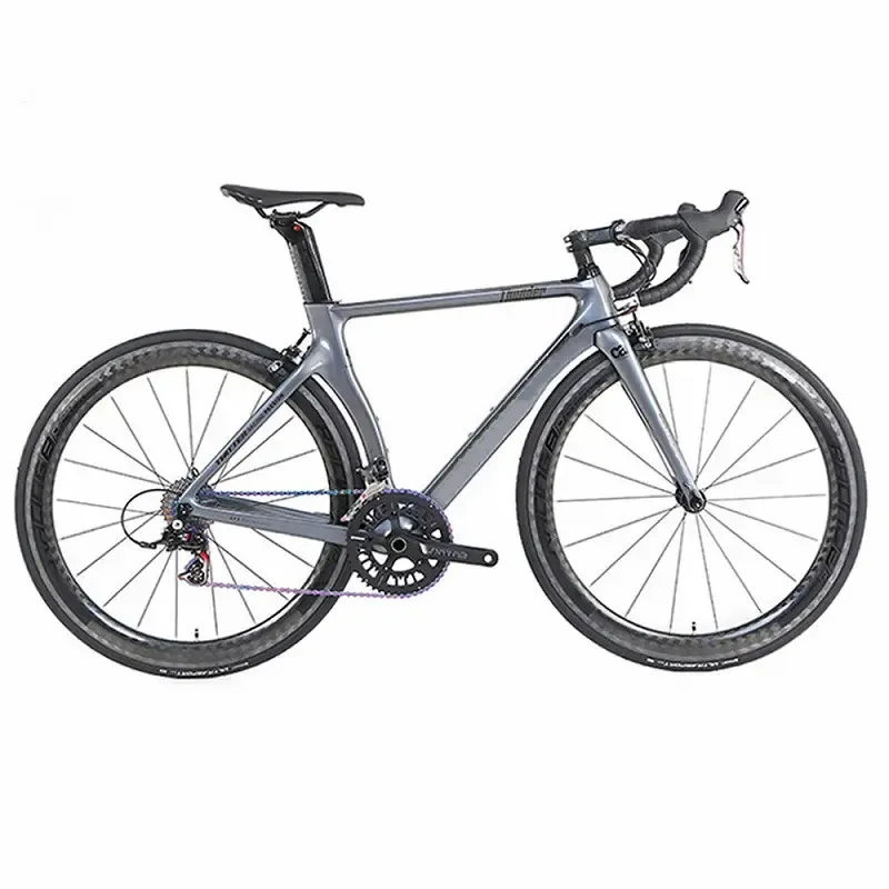 Дешевая цена матовый черный дорожный велосипед 20 дюймов карбоновый шоссейный велосипед для взрослых шоссейный велосипед