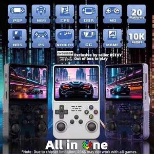 Die R36S Open-Source-Handheld-Konsole ist ein tragbares Retro-Arcade-Spiel mit einem nostalgischen 3D-Dual-System - Product Image 2
