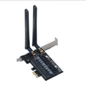 Tarjeta de red inalámbrica PCIE de escritorio de alta velocidad de doble banda Win/Linux con receptor Wifi Gigabit AX210 incorporado para portátiles - Product Image 5
