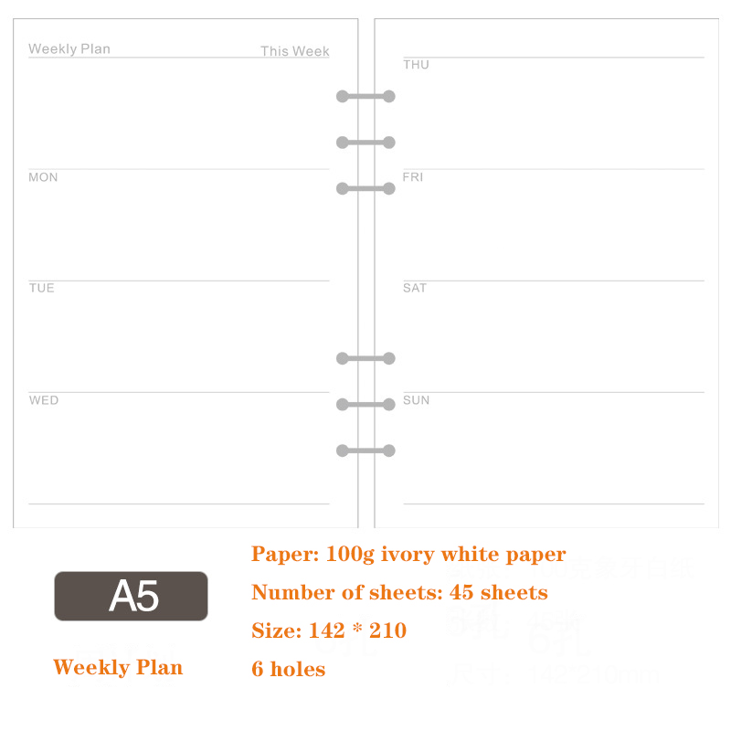 Plan A5-6-weekly