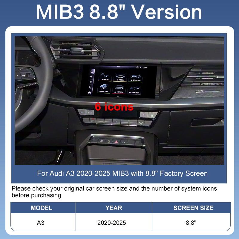 MIB3 พร้อมหน้าจอ 8 นิ้ว