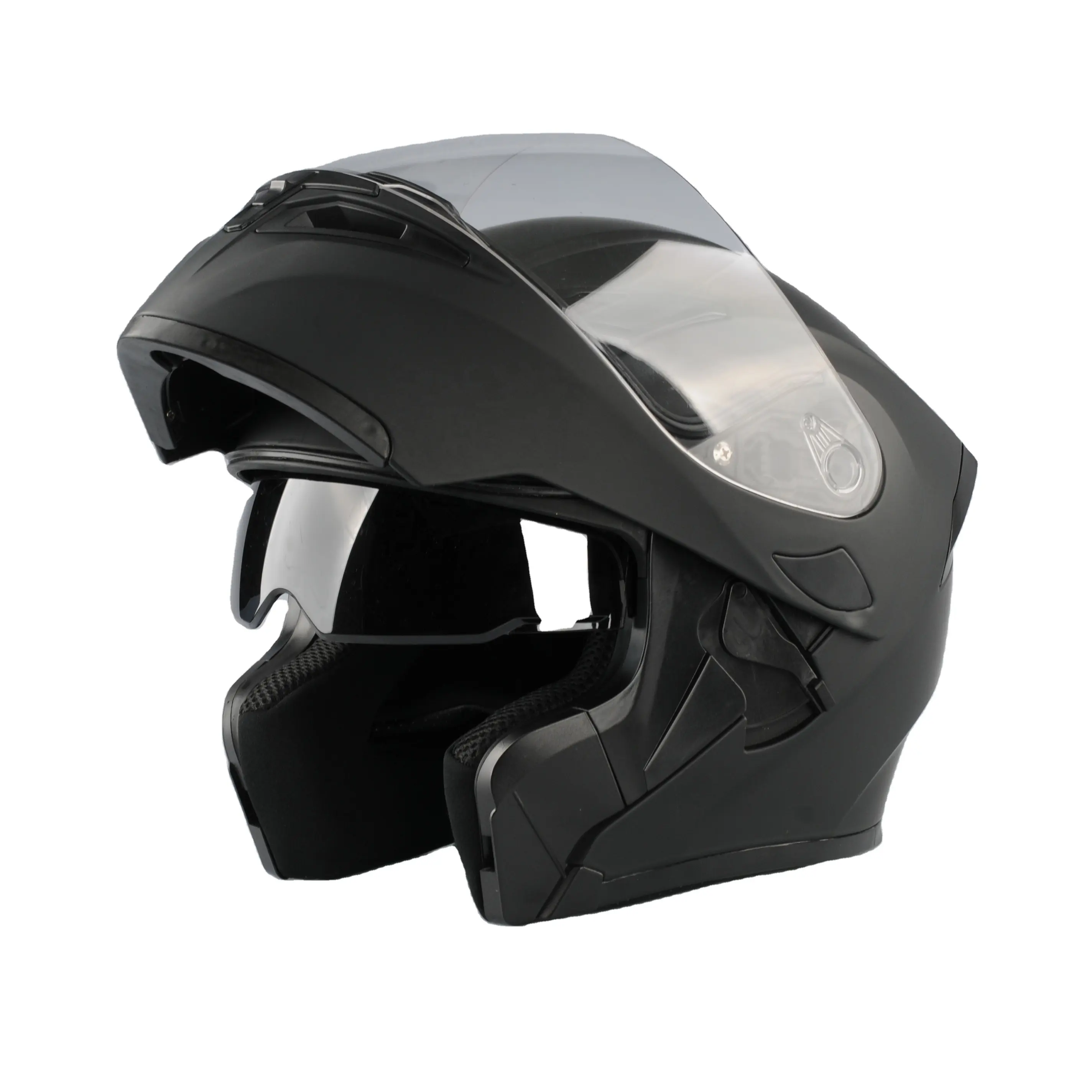 Casco abatible hacia arriba, doble visera, para motocicleta, con certificación DOT, novedad de 2021