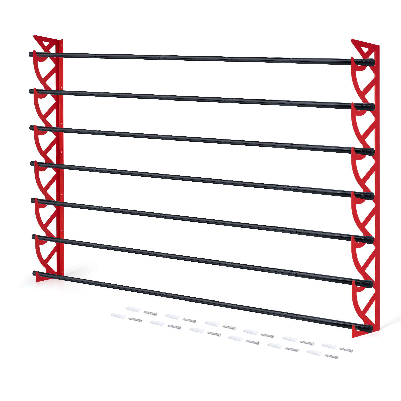 Rack à 7 prises avec barres