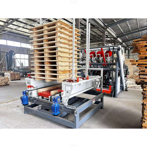 Línea automática de fabricación de palés, apilador de palés, línea de máquina de palés de madera - Product Image 5