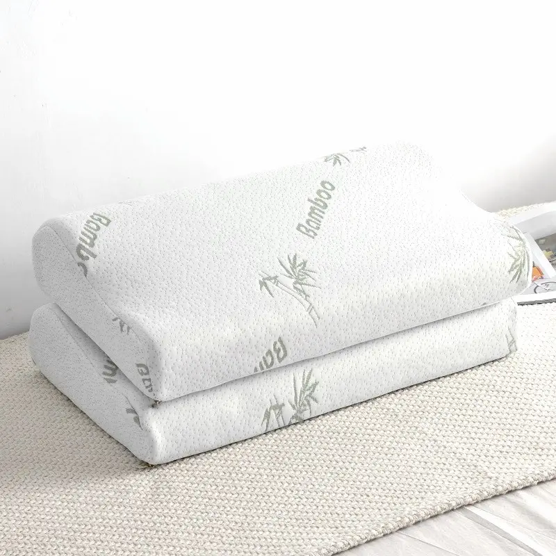 Wholesale Slow Rebound Memory Foam Pillow for Sleeping Comfortable Pillow with Bamboo Cover Skin Friendly YSDK0027