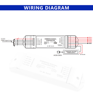 LED PWM調光信号変換器DC12V 24V16A入力定電流および電圧PWM出力PWM0-10Vアナログ信号/PWM5V/PWM10V - Product Image 6