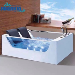 Swankia Round Solid Surface <span class=keywords><strong>Embedded</strong></span> Badewannen Drop In Acryl Indoor Whirlpool Whirlpools