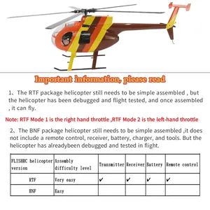 Flishrc roban Kích thước MD-500D <span class=keywords><strong>RC</strong></span> máy bay trực thăng quy mô 6CH GPS với L7 điều khiển chuyến bay RTF - Product Image 5