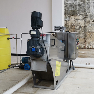 Máquina apiladora de tornillo de deshidratación de lodos completamente automática, componente de Motor de núcleo, máquina de deshidratación de lodos de prensa de tornillo de 220V - Product Image 2