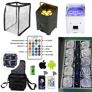Smartbat 6x18W Batería inalámbrica Par Light APP/IR/WIFI/DMX Control RGBWA + UV Stage Led Dj Par Light - Product Image 3