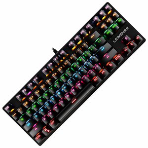 Teclado mecánico real de 87 teclas rosa, eje Cian, Chocolate, juego de escritura de oficina, teclado a4tech, teclados de máquina - Product Image 1