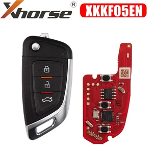 Xhorse XKKF05EN 2nd nesil araç anahtar bıçak tarzı İngilizce sürümü ile 3 düğmeli tel uzaktan - Product Image 4