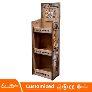 Estante de exhibición de cartón con soporte de piso de mostrador de gancho para POS Pop Mart Cajas de exhibición de papel para escaparate de tienda minorista - Product Image 3
