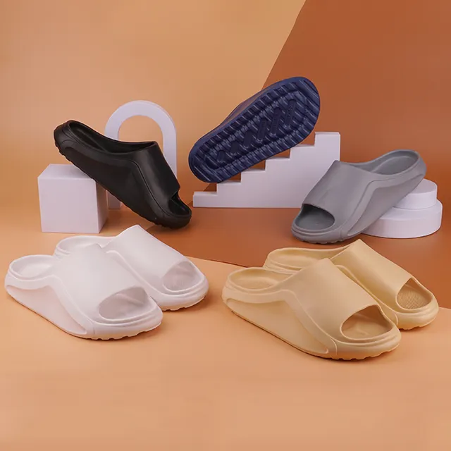 Sandálias masculinas com sola grossa preço de fábrica personalizadas moda verão venda quente EVA chinelos de casal de boa qualidade