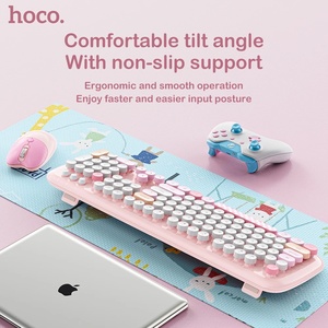 HOCO 2,4G USB silencioso Bluetooth Gaming teclado y ratón inalámbrico para iPad Xiaomi Samsung Huawei teléfono tableta Android e IOS - Product Image 3