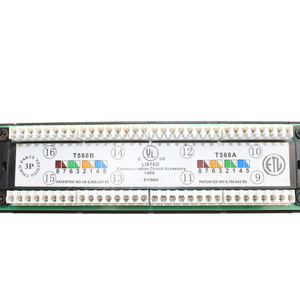 Painel de cremalheira de led de 24 portas, painel de cremalheira de redes de <span class=keywords><strong>cat6</strong></span> led com design novo