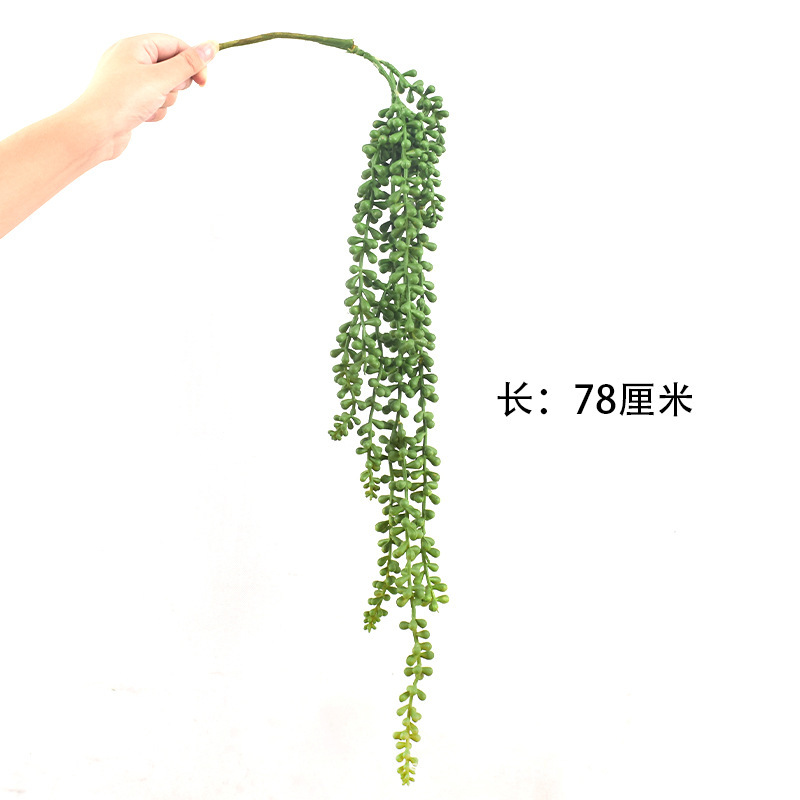 Collier de perles (vert, grosses branches)