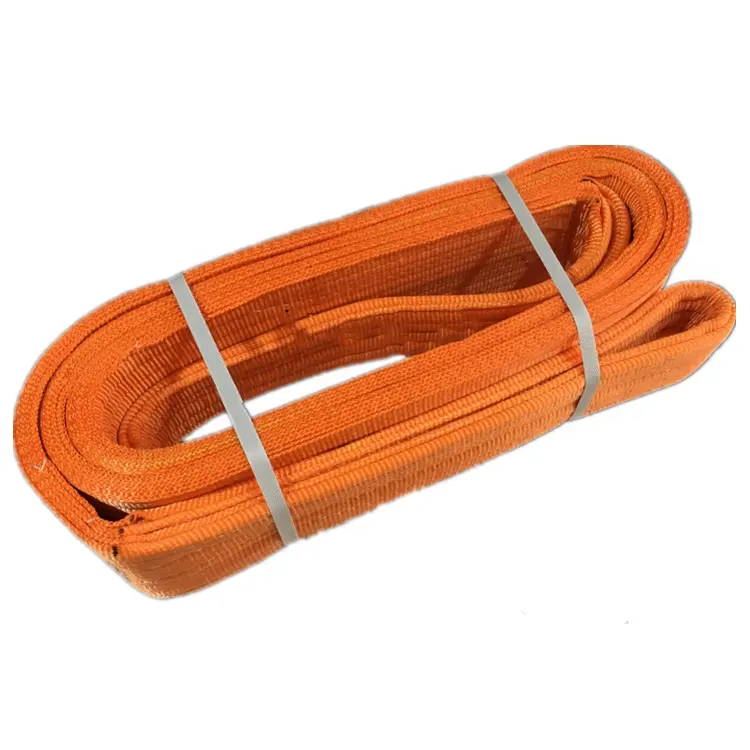 High strength Customized 50 ton polyester webbing sling