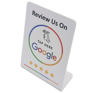 Kunden spezifischer QR-Code programmier bar Google Review Stand NFC-Karte/Display Stand Hub Tisch Bewertung NFC-Karte - Product Image 2