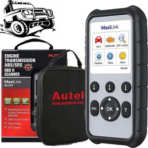 Para Autel ML629 OBD2 Scanner 1 año de garantía 12V AC Lector de código de diagnóstico Software más nuevo para modelos de vehículos Analizador de motor - Product Image 6