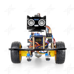 Tscinbuny 2WD çok fonksiyonlu kablosuz kontrollü Robot araba kitleri Arduino için programlama eğitim geliştirme kurulu projeleri