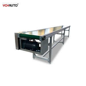 <strong>Automatic</strong> Green PVC Conveyor Belt <strong>System</strong> with Various Speed for <strong>Loading</strong> Unloading Box Carton Assembly Line