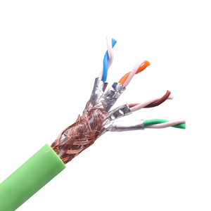 Internet cat7 kablosu <span class=keywords><strong>120m</strong></span> 22awg çekirdek 4 Pairs cat7 toplu kablo sstp cat8 rj45 ağ yama kablosu cat7 0.5m