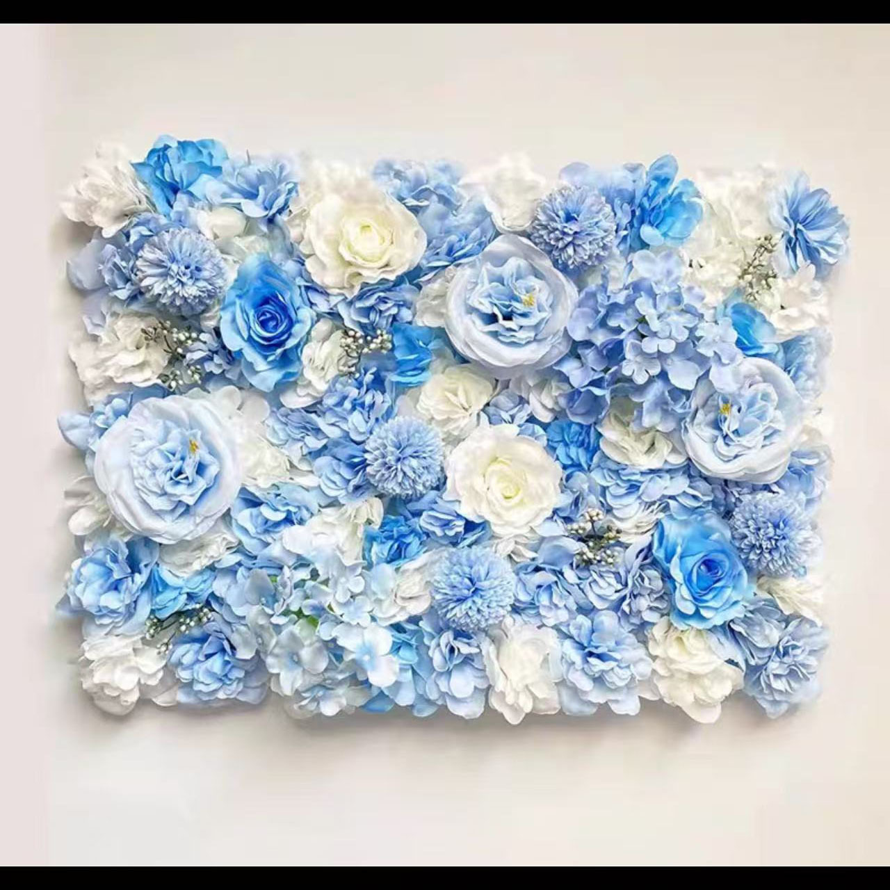 Light blue rose wall 0.4m*0.6m