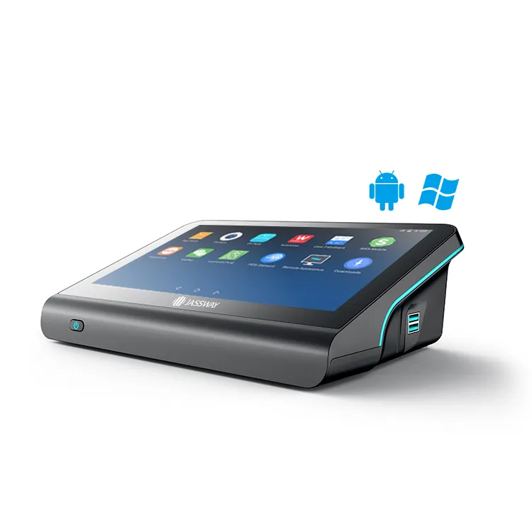 Vendite calde terminale pos ristorante android windows touchscreen registratore di cassa tutto in un sistema pos touch