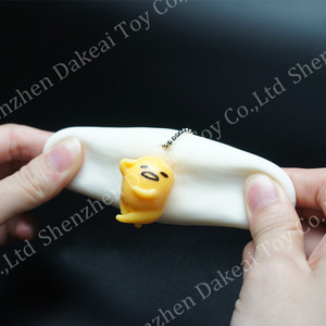 Cao Su Mềm Nhật Bản Kawaii Stretchy Đồ Chơi Squishy Đồ Chơi Thực Phẩm Lười Biếng Trứng Keychain Sáng Tạo Gudetama Đồ Chơi - Product Image 4