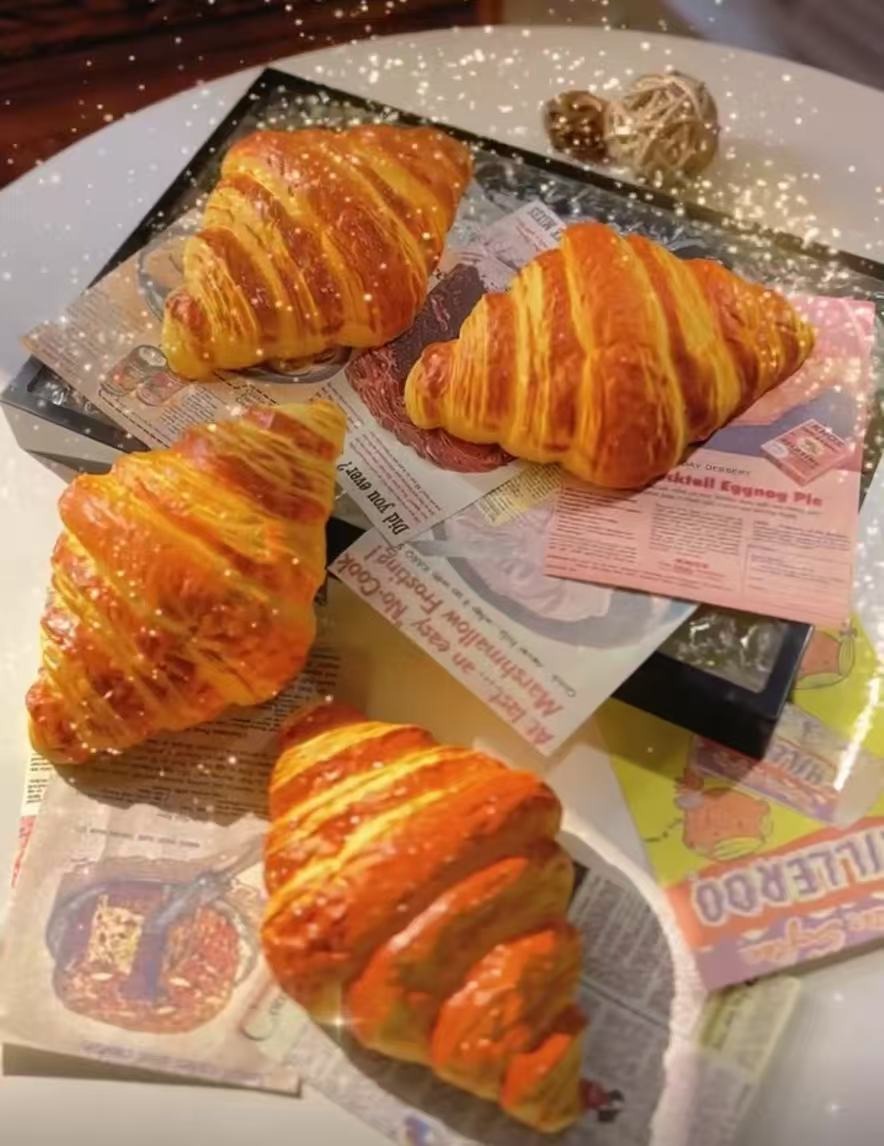 Un croissant súper suave que merece ser calificado como súper suave.