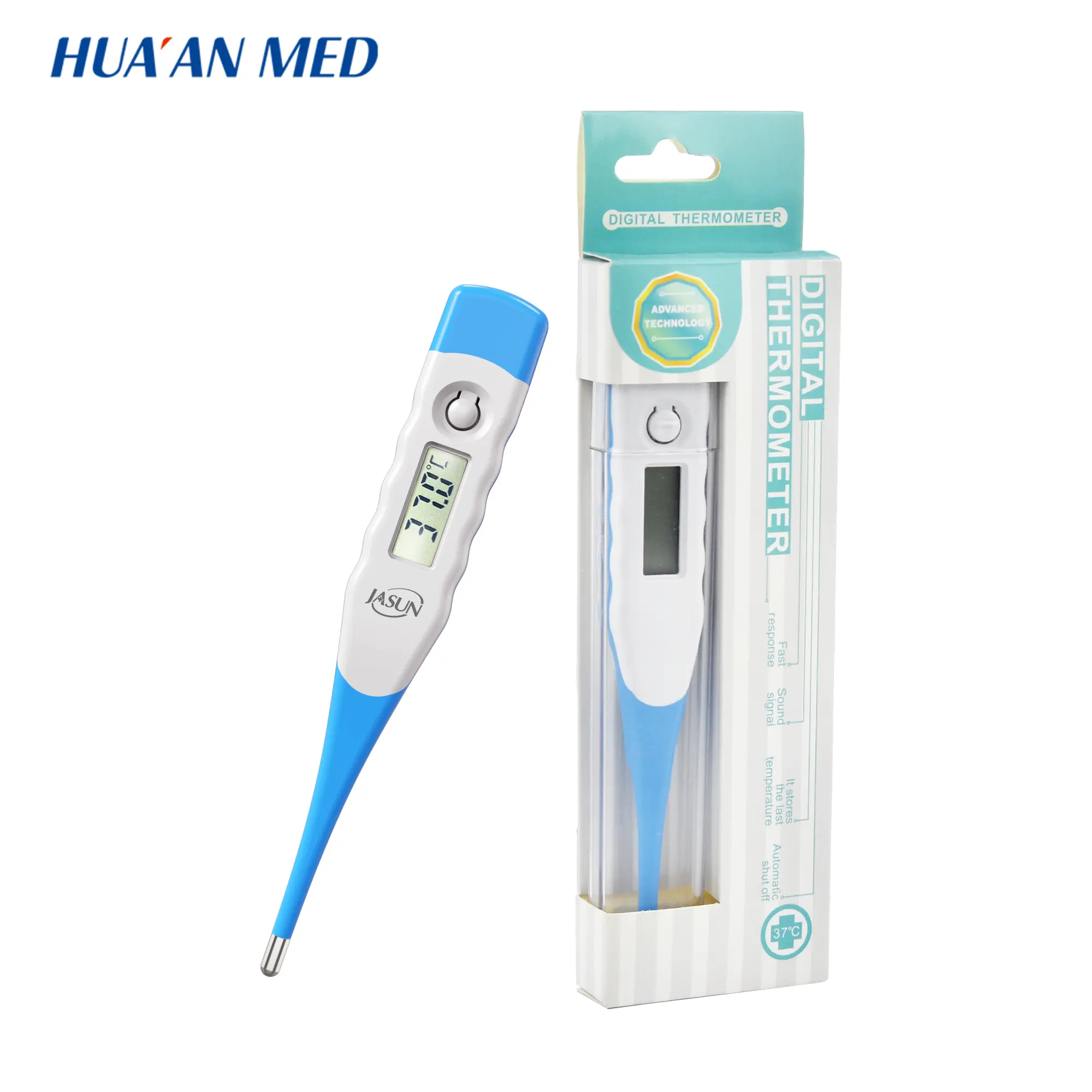 HUAAN Oral Clinical Fever Mouth Wasserdichtes digitales Thermometer für die Körper temperatur des Menschen