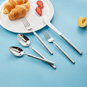 2025可定制高品质304不锈钢餐具套装新年餐具16件餐具餐具 - Product Image 4