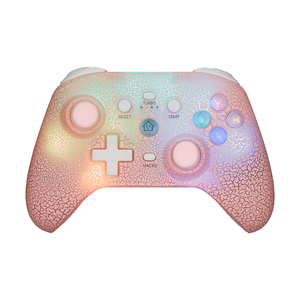 NS21 abbagliante RGB effetto luce Controller di gioco supporta IOS/Android/PC con pulsanti di programmazione