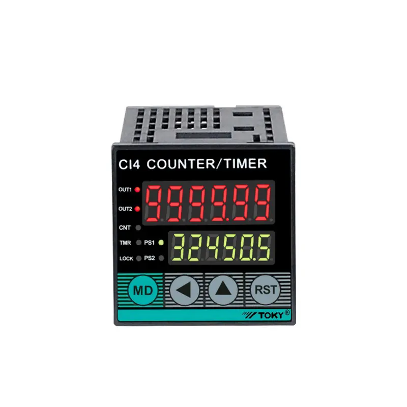 Multi-función de 6 dígitos Pnp Rpm contador medidor de velocidad de número Digital contra
