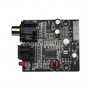 DAC digital <strong>decoder</strong> 24-bit 192k fiber coaxial decoding board stereo audio output DIY modification TB