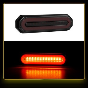 ไฟท้ายรถบรรทุกแบบ3 in 1ไฟสัญญาณเลี้ยว LED สีเหลืองสีแดงสีเหลืองสำหรับวิ่งตามลำดับ - Product Image 2