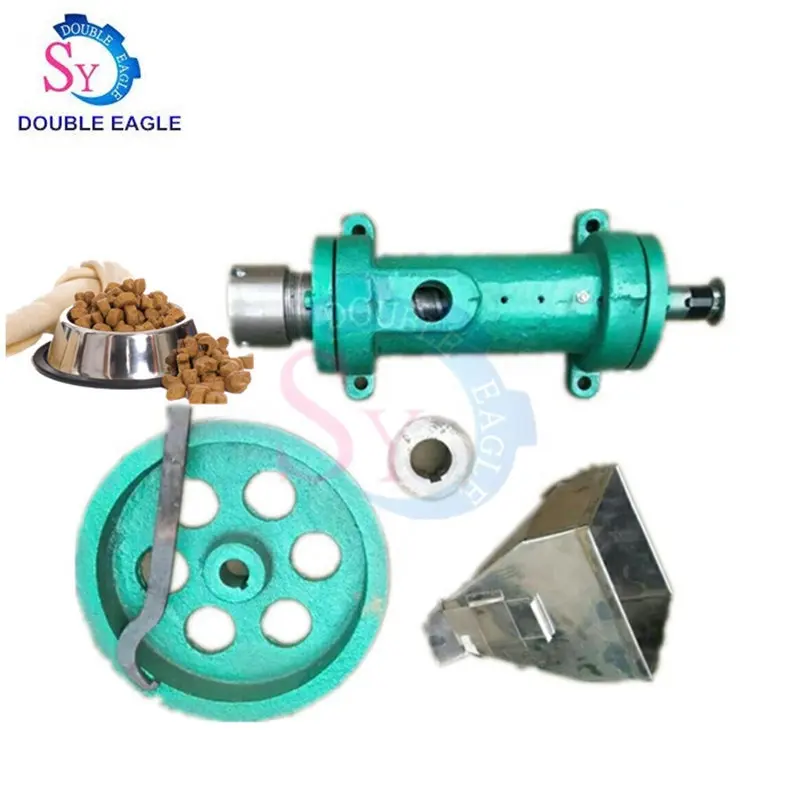 35kg/h Home use electric simple mini floating fish feed pellet machine/wheat husk,corn flour and cypress puffed feed machine